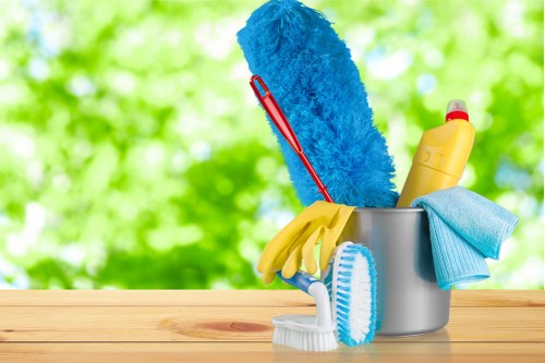 Professional carpet cleaner in SW17 restoring a living room carpet