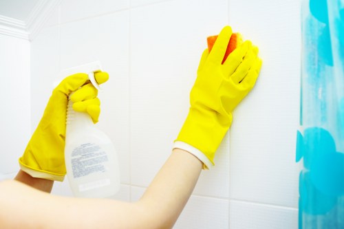 Routine housekeeping in SW17 with vacuuming and dusting tasks