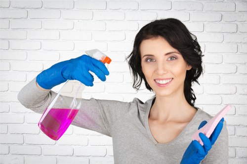 Clean and hygienic office workspace in SW17